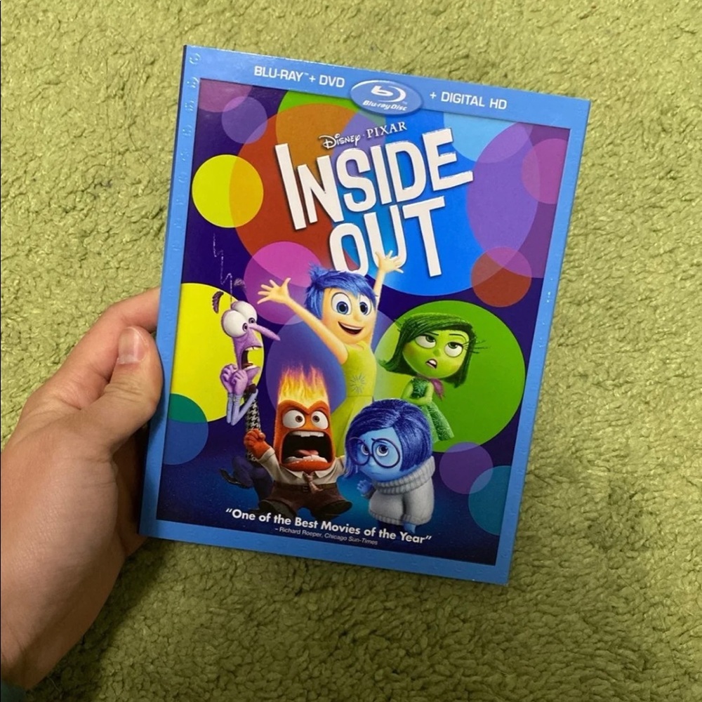 Disney Pixar Inside Out Blu-ray DVD